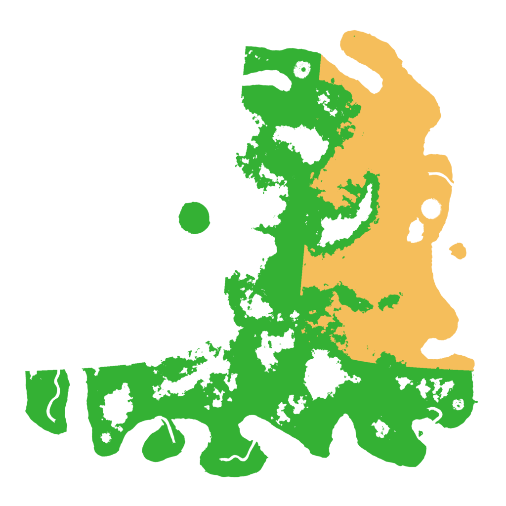 Biome Rust Map: Procedural Map, Size: 4500, Seed: 174853