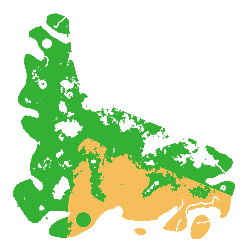 Biome Rust Map: Procedural Map, Size: 4500, Seed: 376288677