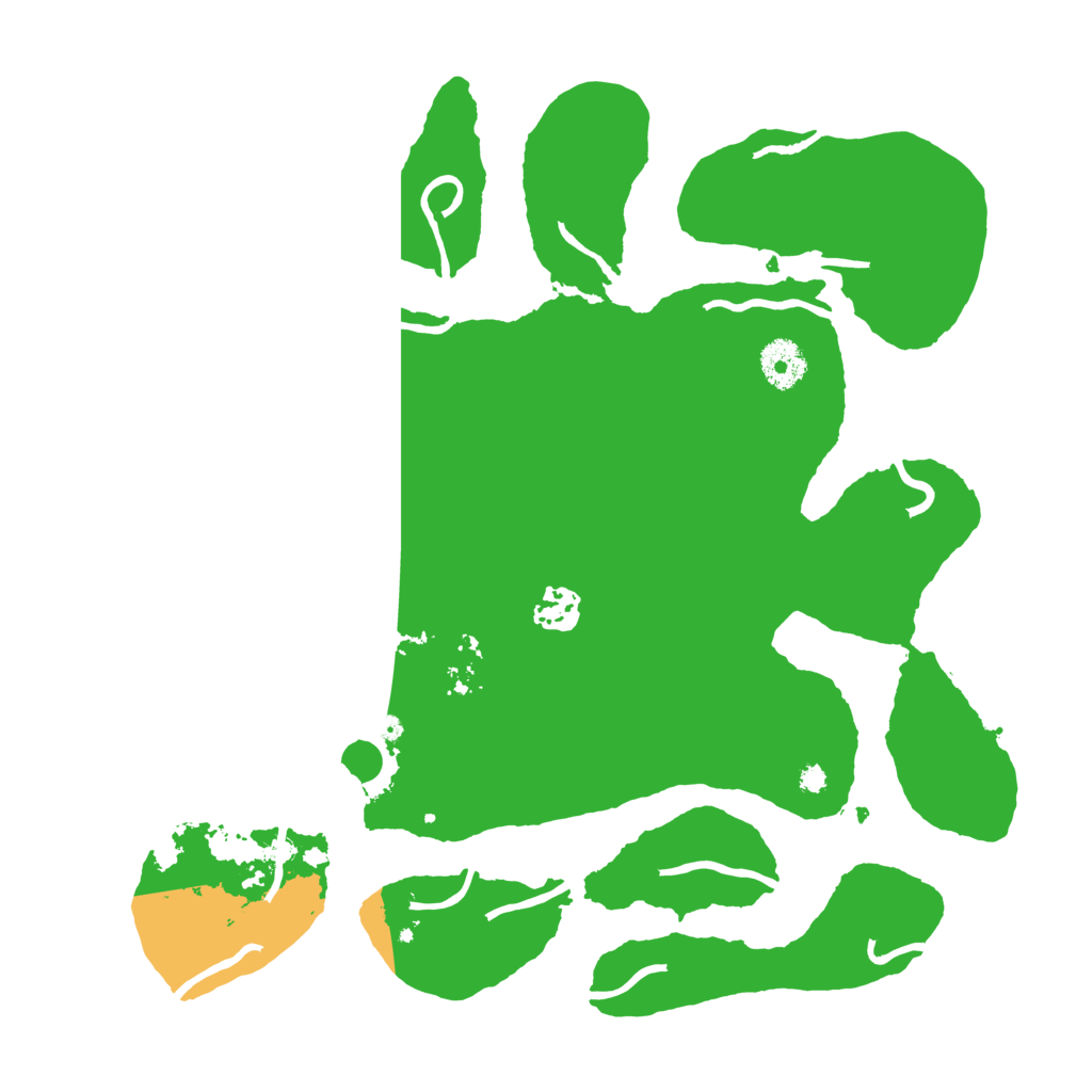 Biome Rust Map: Procedural Map, Size: 3500, Seed: 3154021