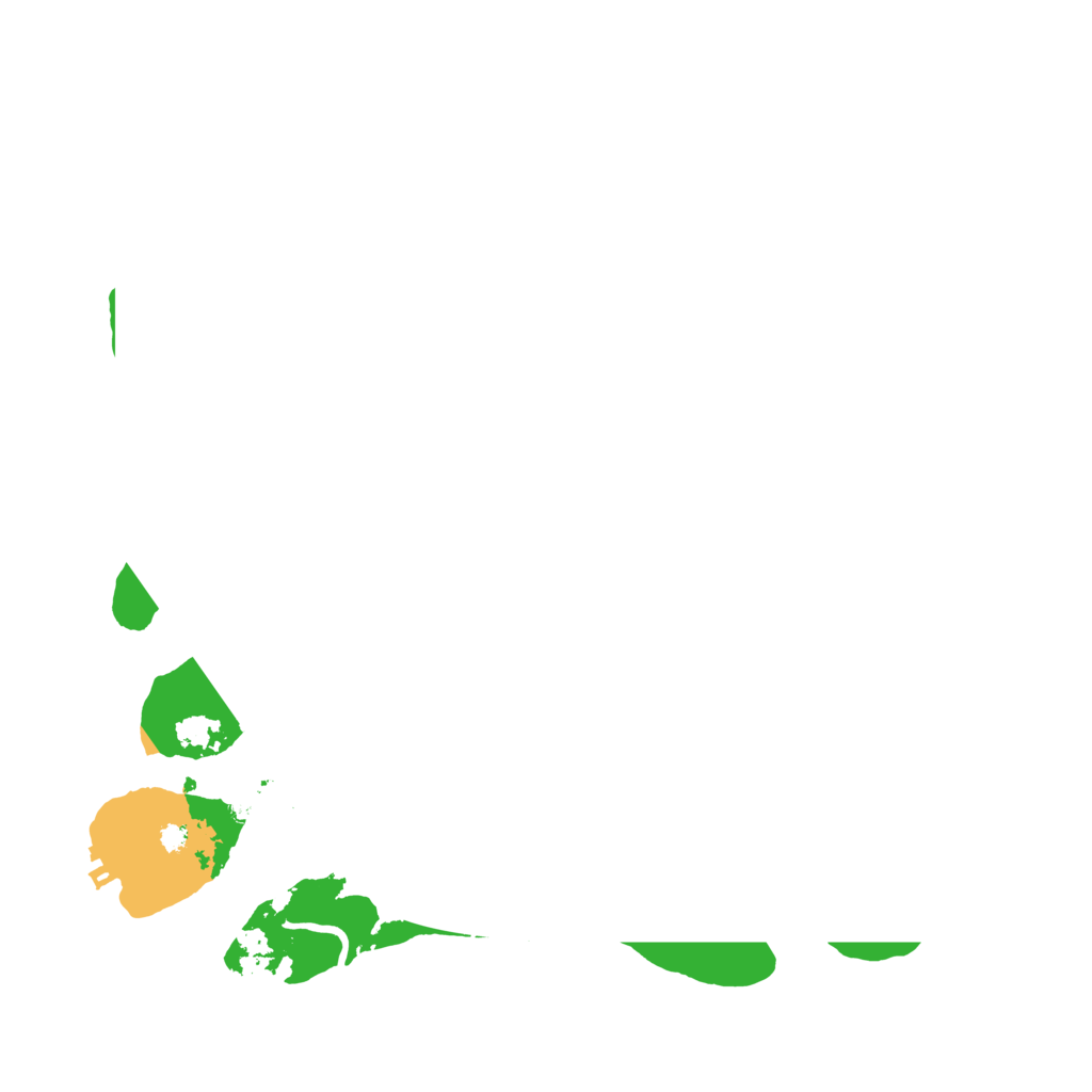 Biome Rust Map: Procedural Map, Size: 3500, Seed: 1992