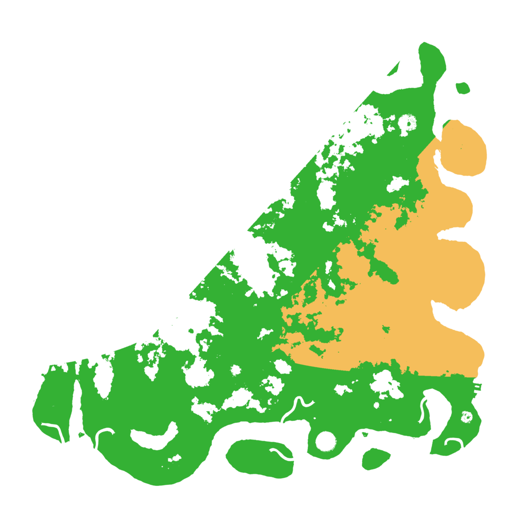 Biome Rust Map: Procedural Map, Size: 4500, Seed: 20558062