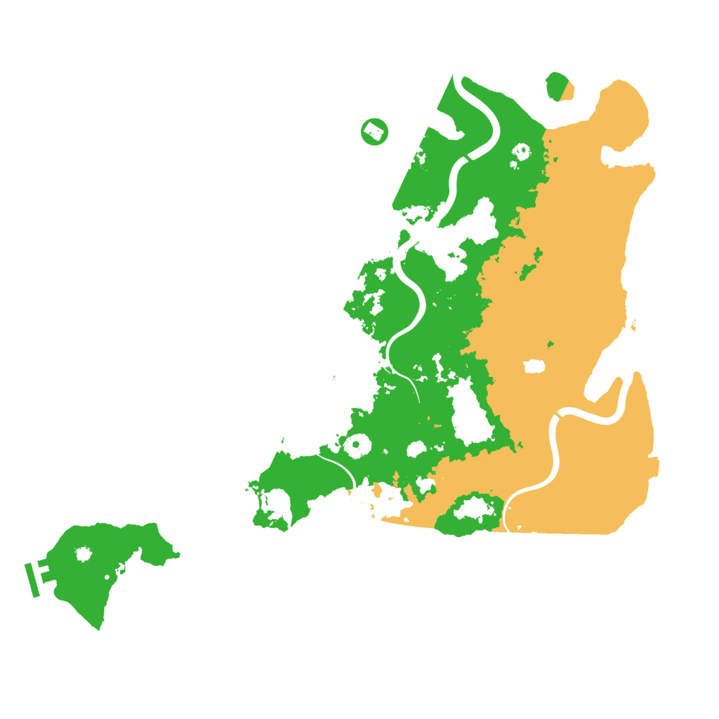 Biome Rust Map: Procedural Map, Size: 4200, Seed: 472051627