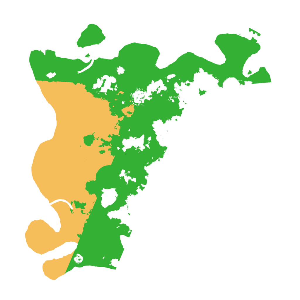 Biome Rust Map: Procedural Map, Size: 3500, Seed: 98765432