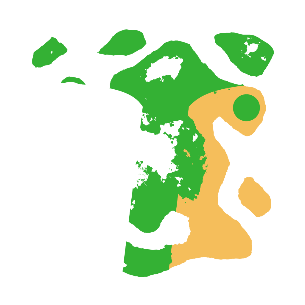 Biome Rust Map: Barren, Size: 3000, Seed: 936036540