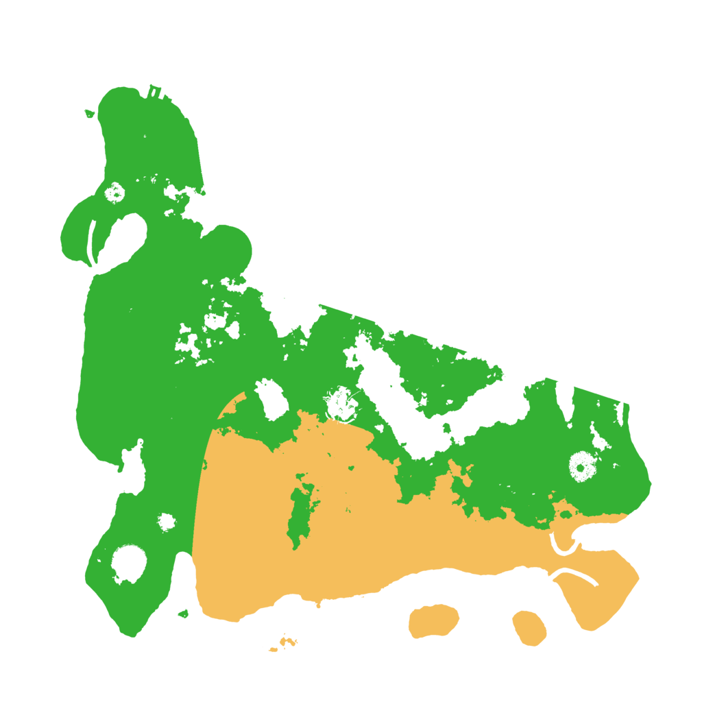 Biome Rust Map: Procedural Map, Size: 3700, Seed: 2072480