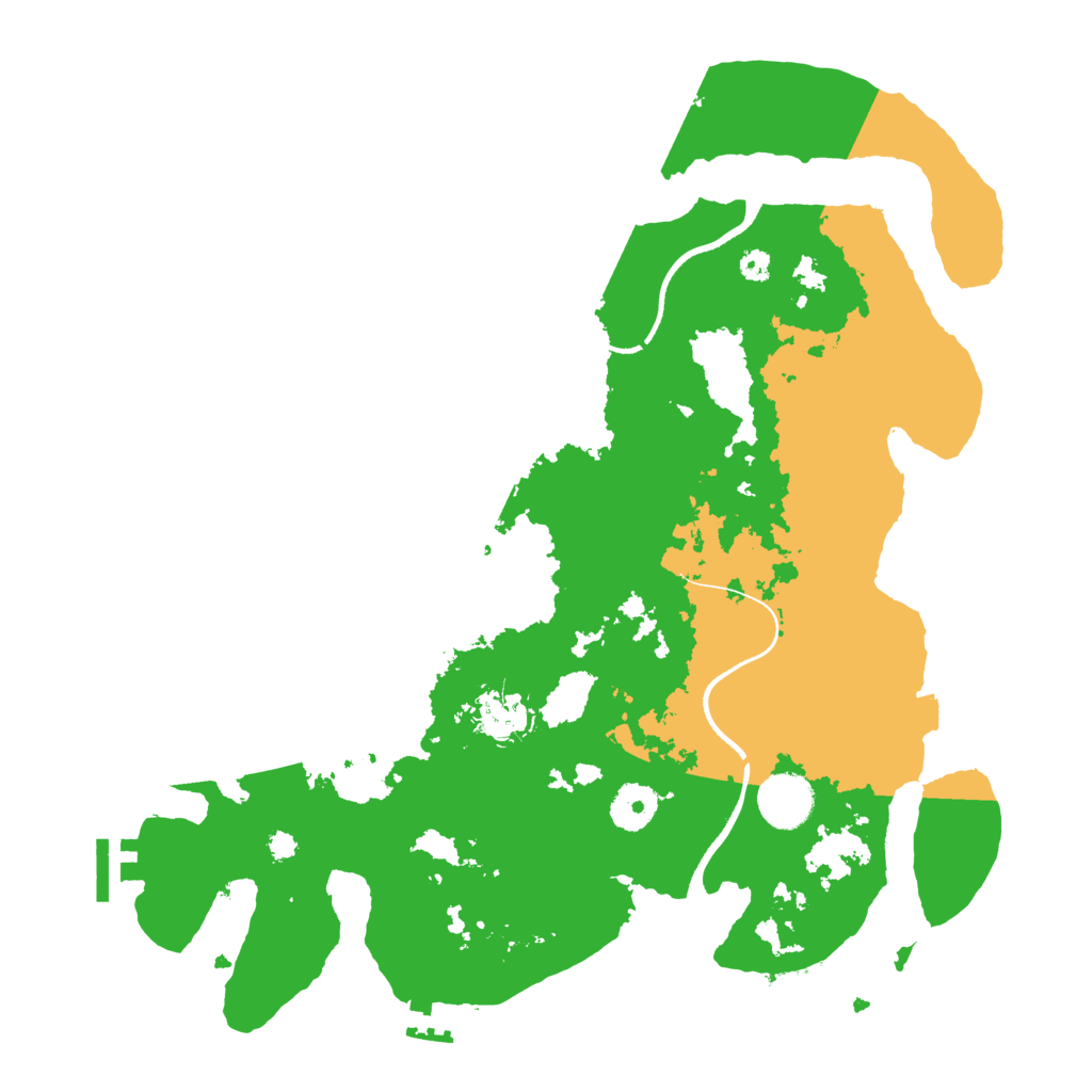 Biome Rust Map: Procedural Map, Size: 3500, Seed: 1913004235