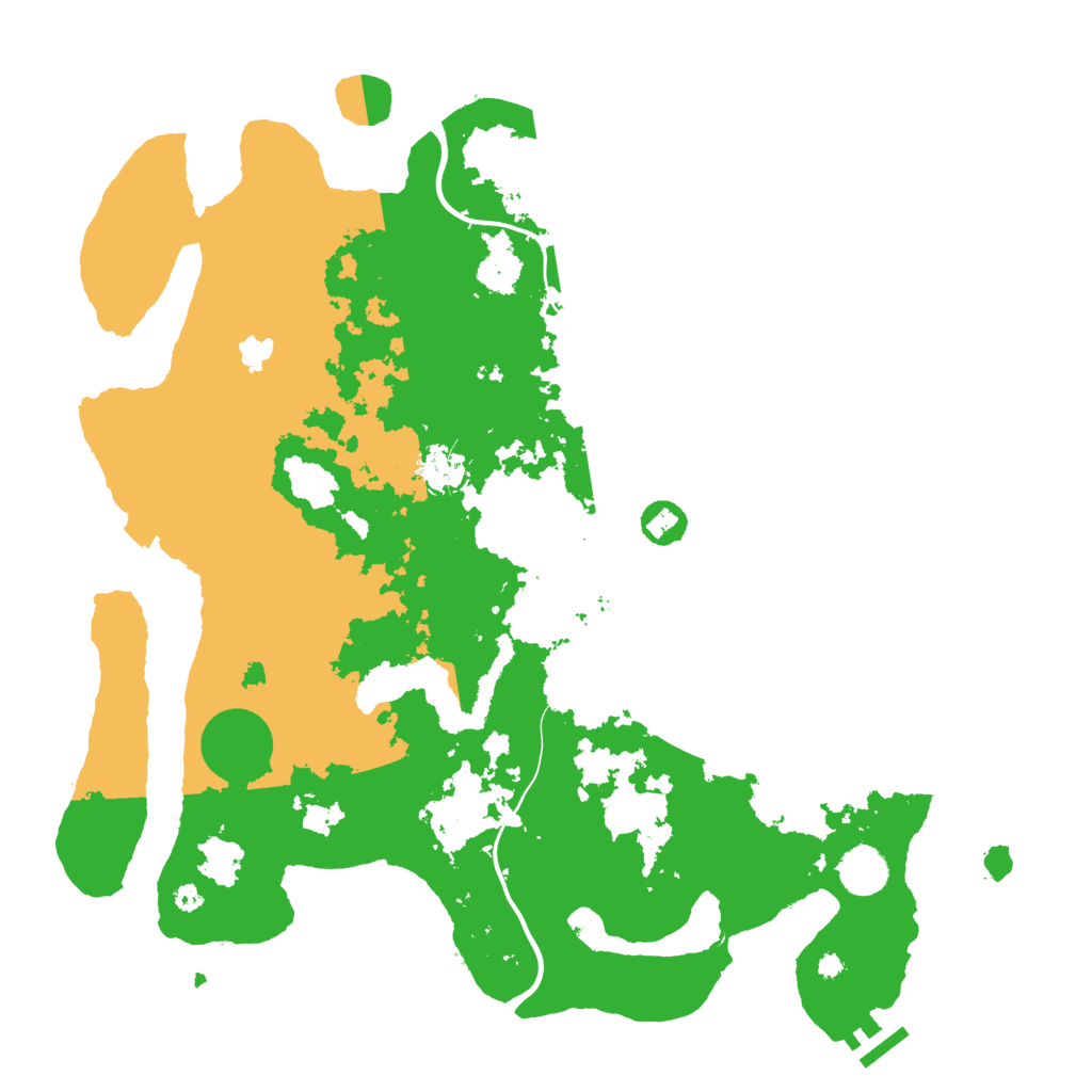 Biome Rust Map: Procedural Map, Size: 4000, Seed: 98833