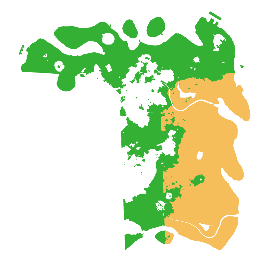 Biome Rust Map: Procedural Map, Size: 4000, Seed: 942482615