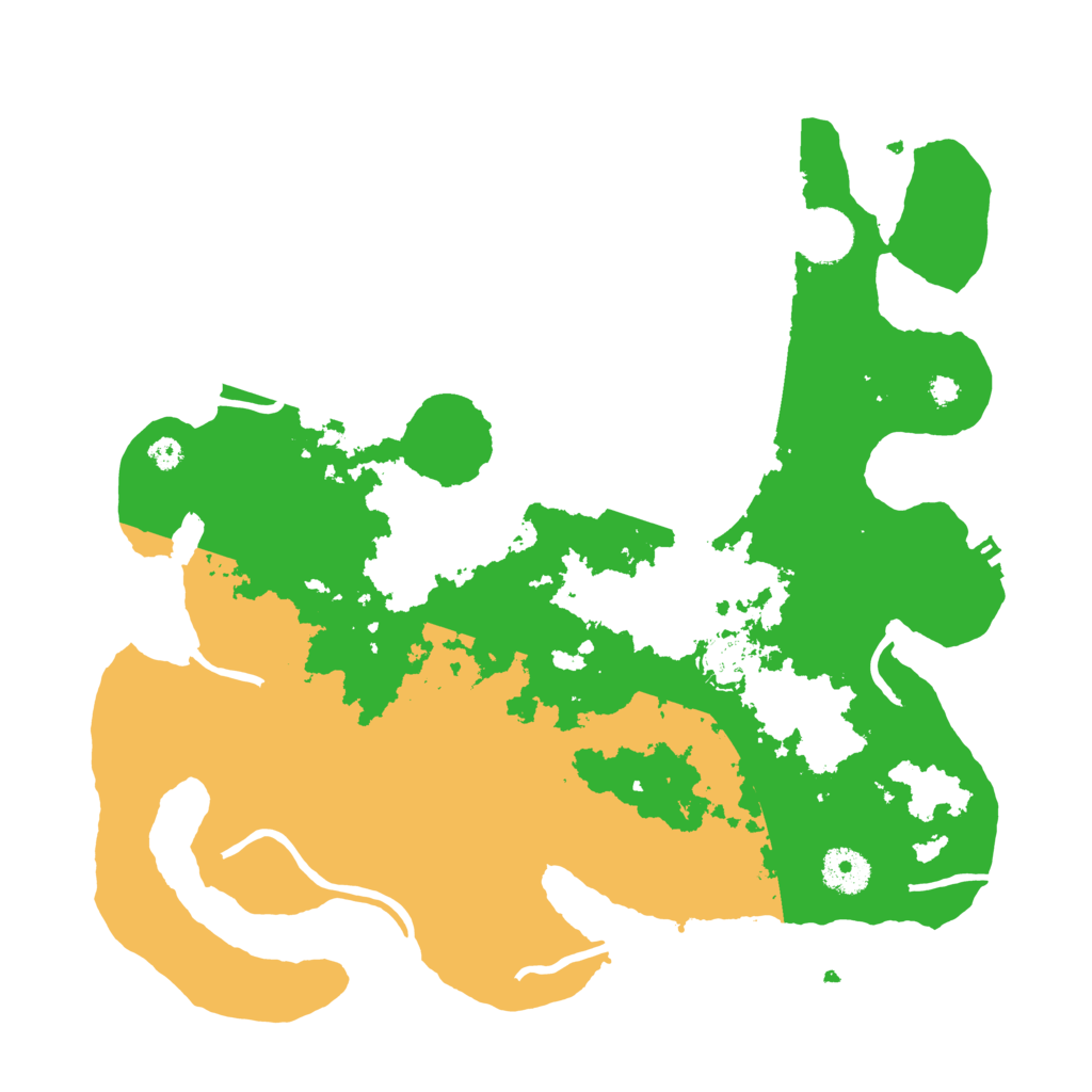 Biome Rust Map: Procedural Map, Size: 3500, Seed: 8813