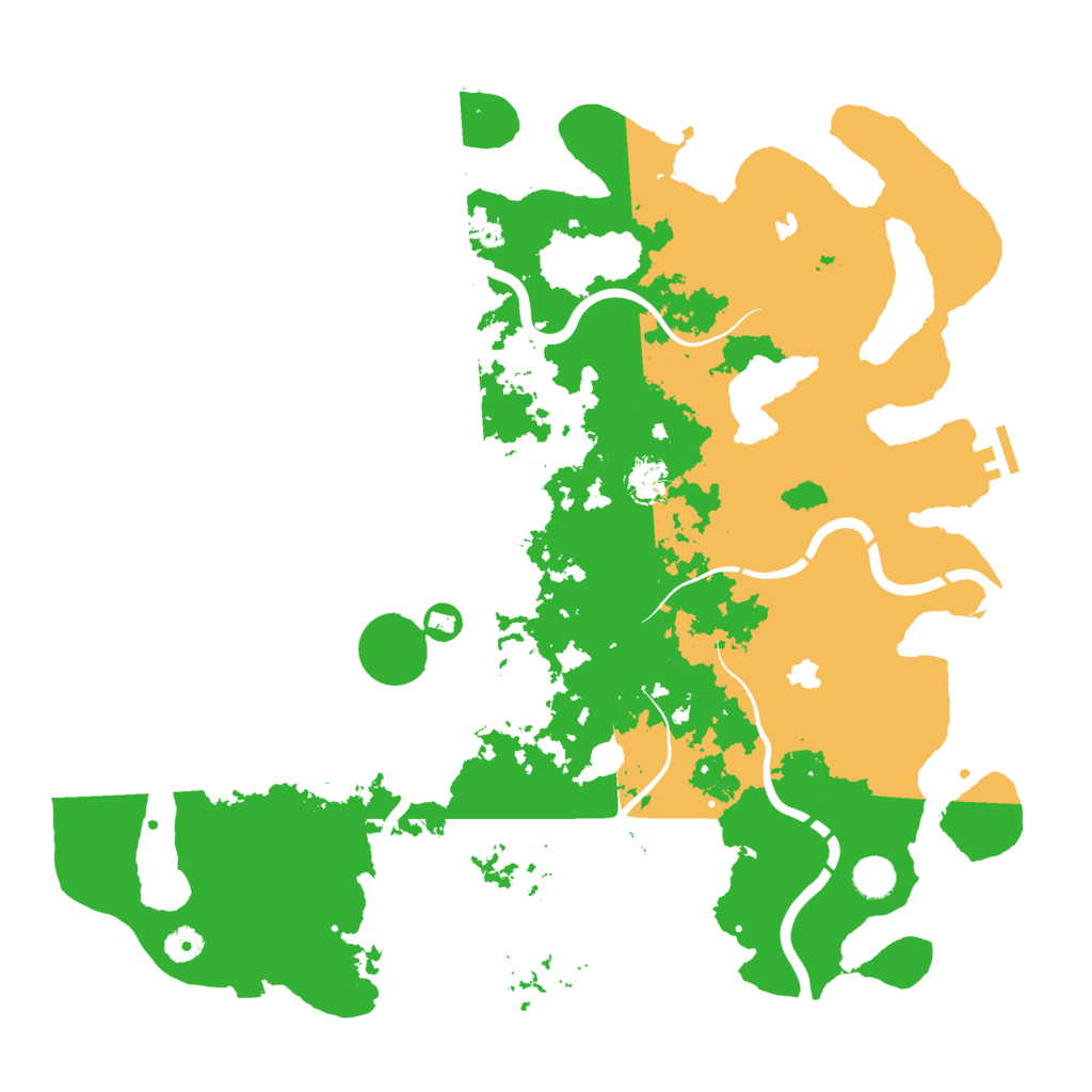 Biome Rust Map: Procedural Map, Size: 4500, Seed: 3417034