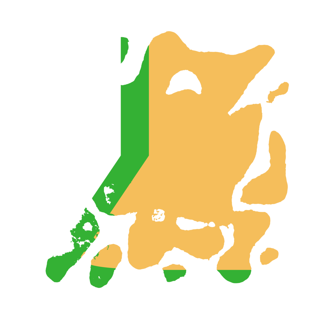 Biome Rust Map: Barren, Size: 3500, Seed: 920131