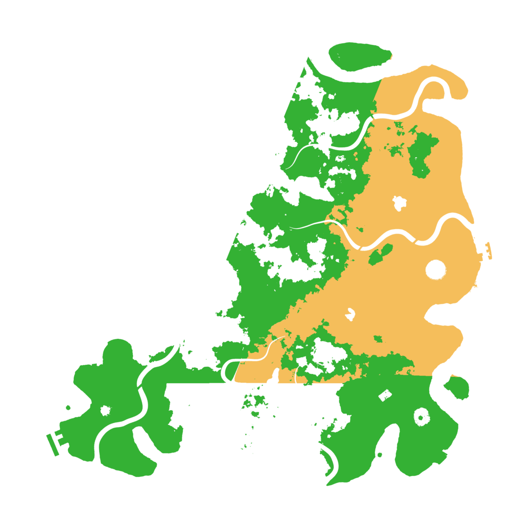 Biome Rust Map: Procedural Map, Size: 4500, Seed: 5525625