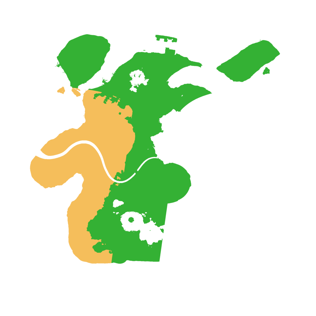 Biome Rust Map: Procedural Map, Size: 2200, Seed: 1042574826