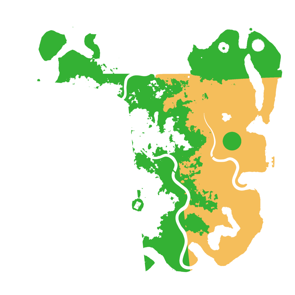 Biome Rust Map: Procedural Map, Size: 4200, Seed: 73691