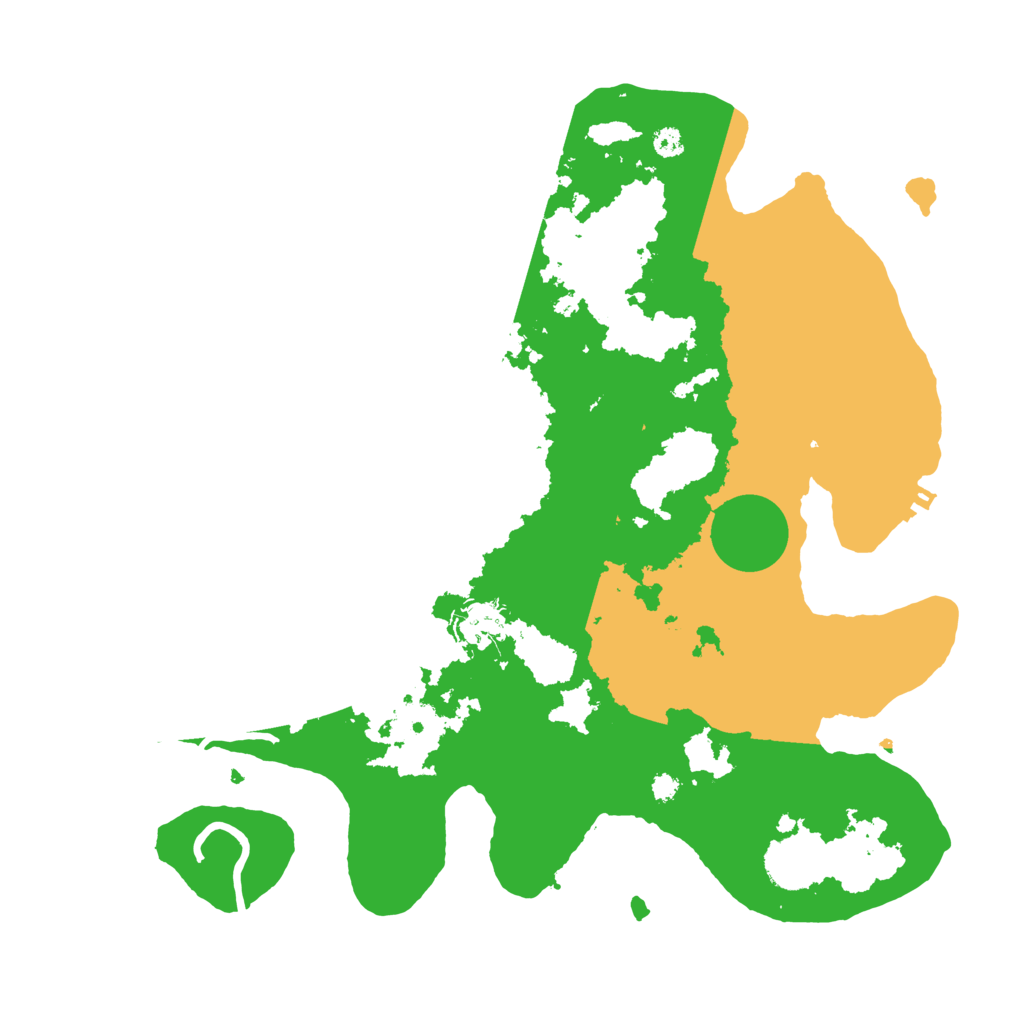 Biome Rust Map: Procedural Map, Size: 3500, Seed: 1088698203