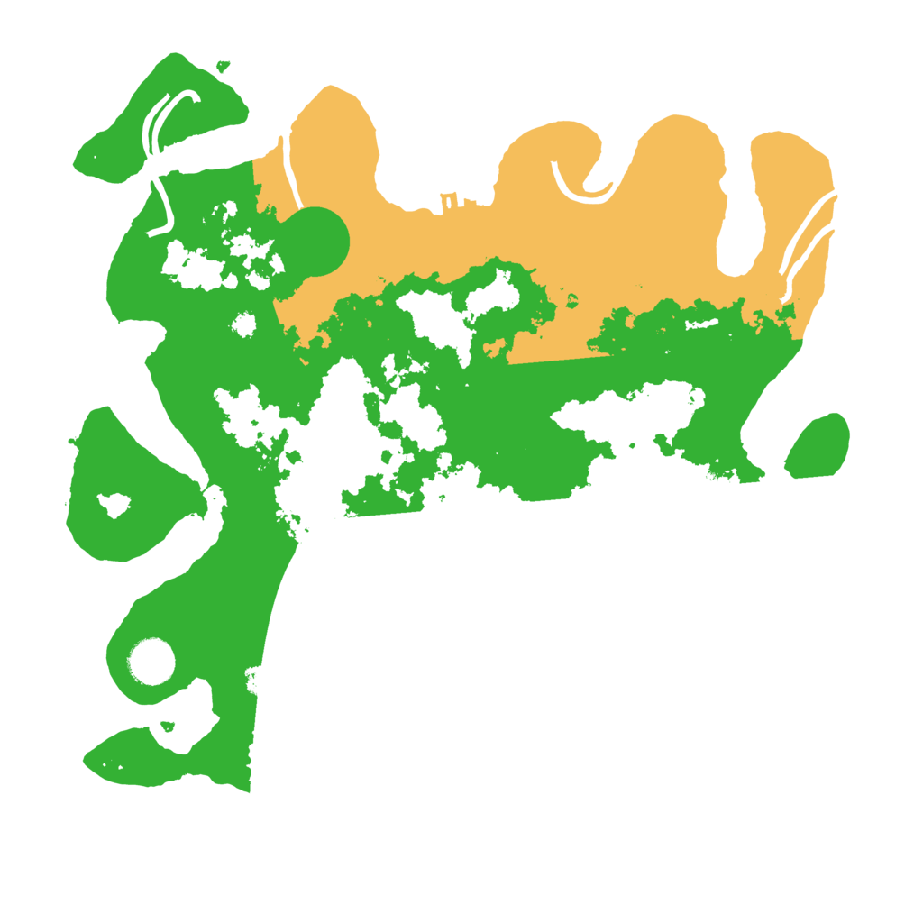 Biome Rust Map: Procedural Map, Size: 3500, Seed: 937264722