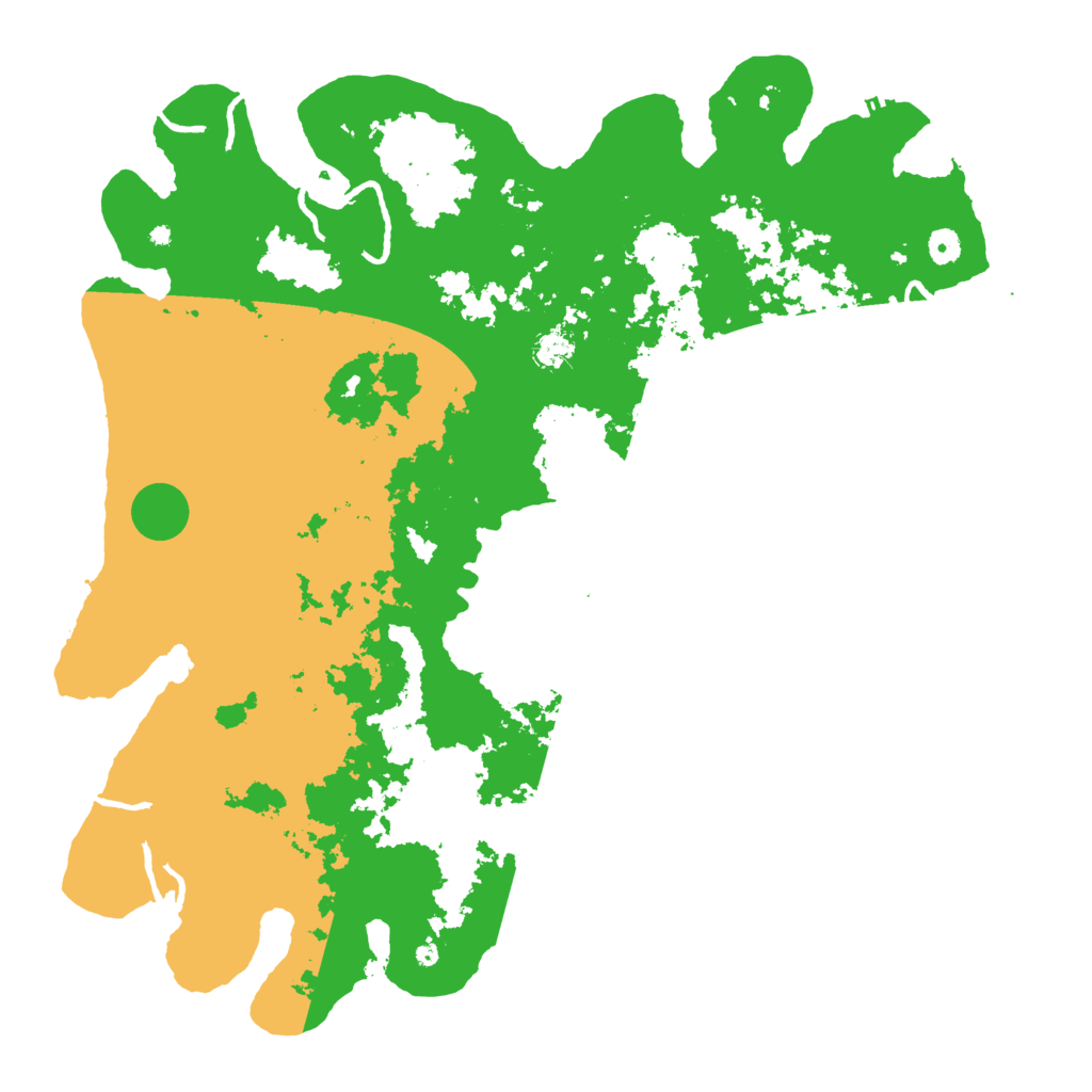 Biome Rust Map: Procedural Map, Size: 5000, Seed: 30997386