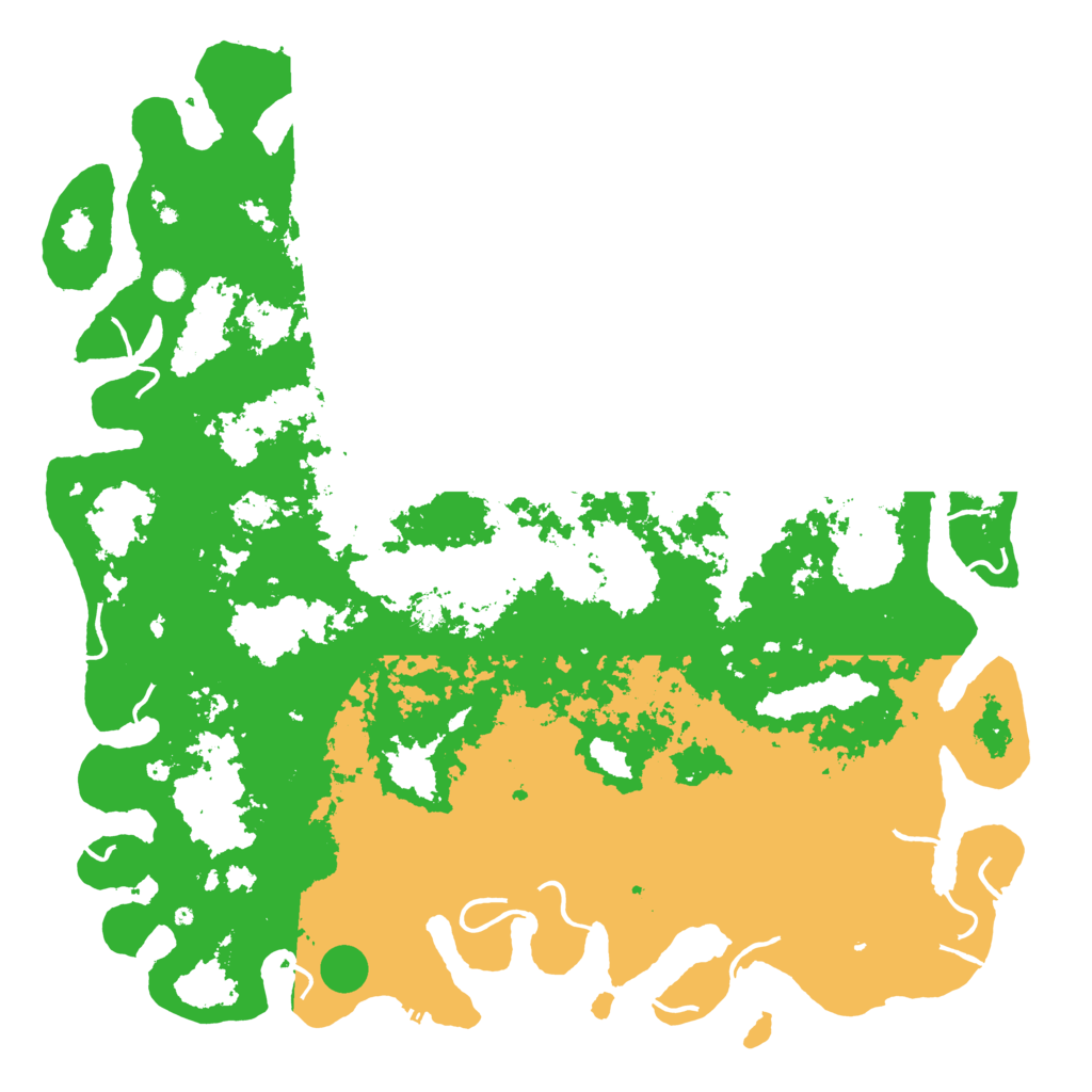 Biome Rust Map: Procedural Map, Size: 6000, Seed: 123134124