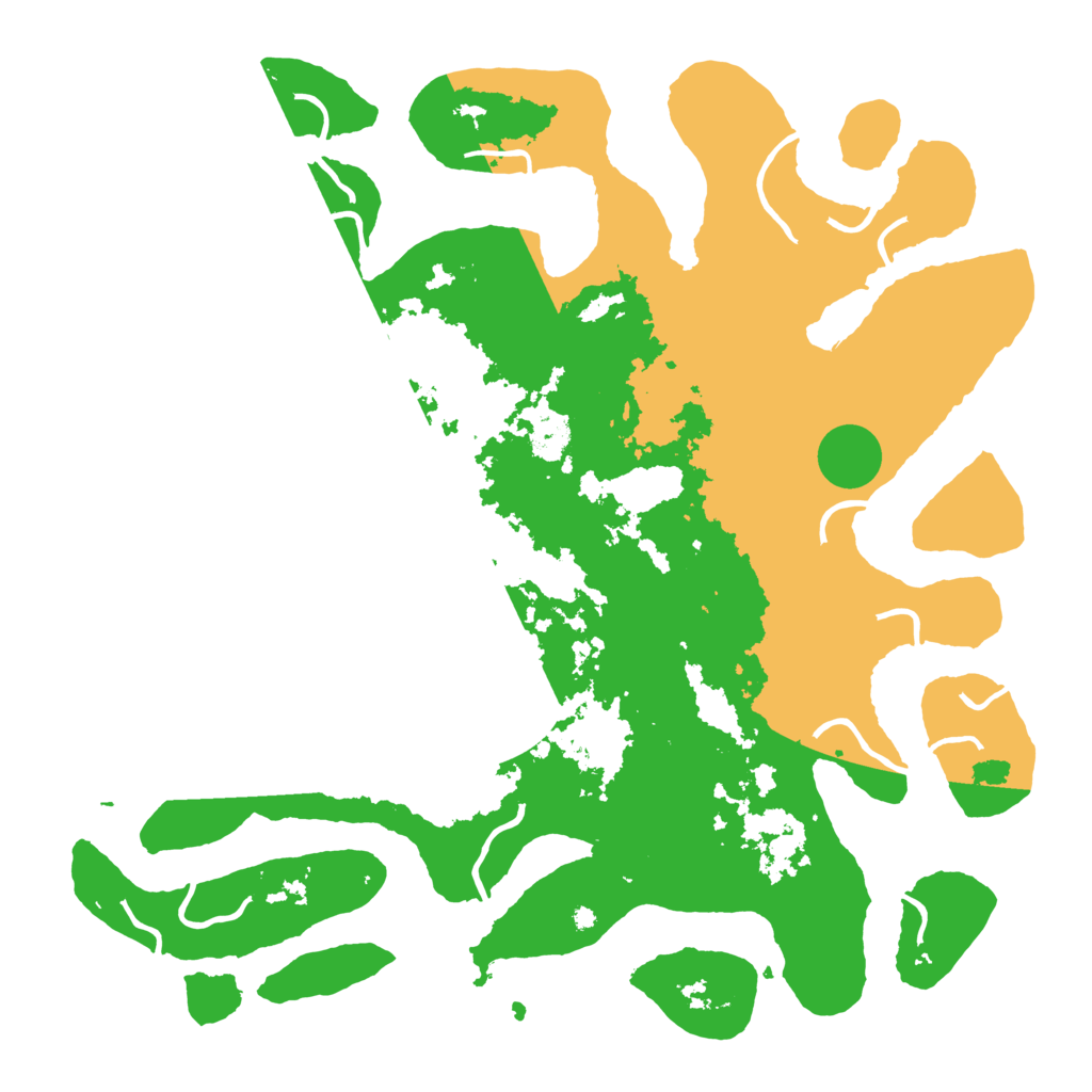 Biome Rust Map: Procedural Map, Size: 4500, Seed: 588949