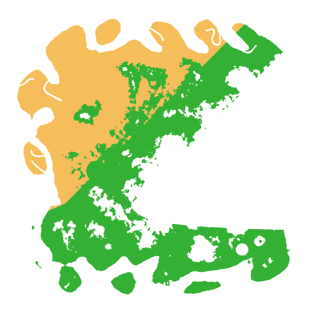Biome Rust Map: Procedural Map, Size: 4500, Seed: 3490481