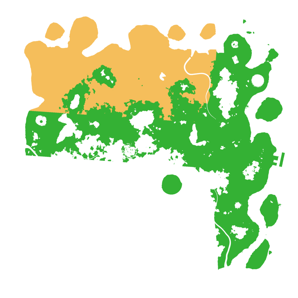Biome Rust Map: Procedural Map, Size: 4200, Seed: 760