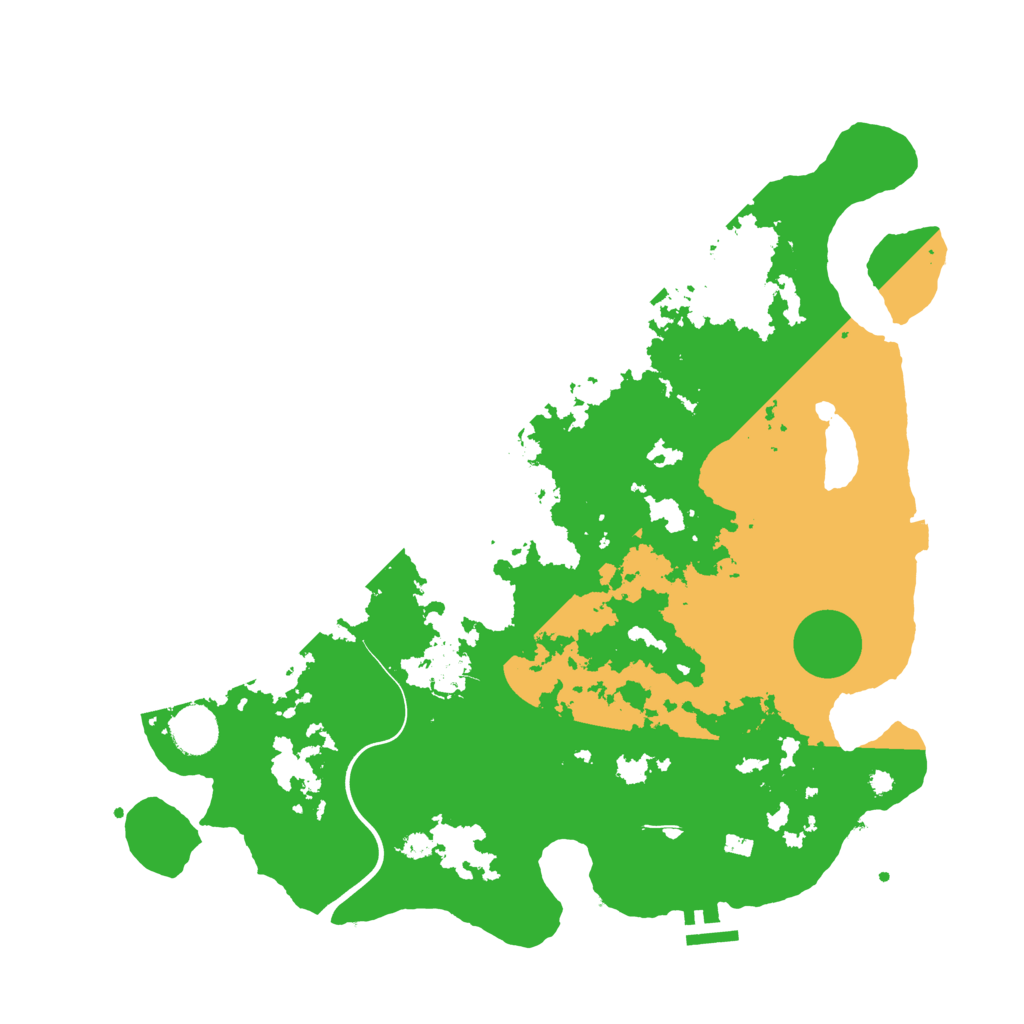 Biome Rust Map: Procedural Map, Size: 3950, Seed: 1164691284