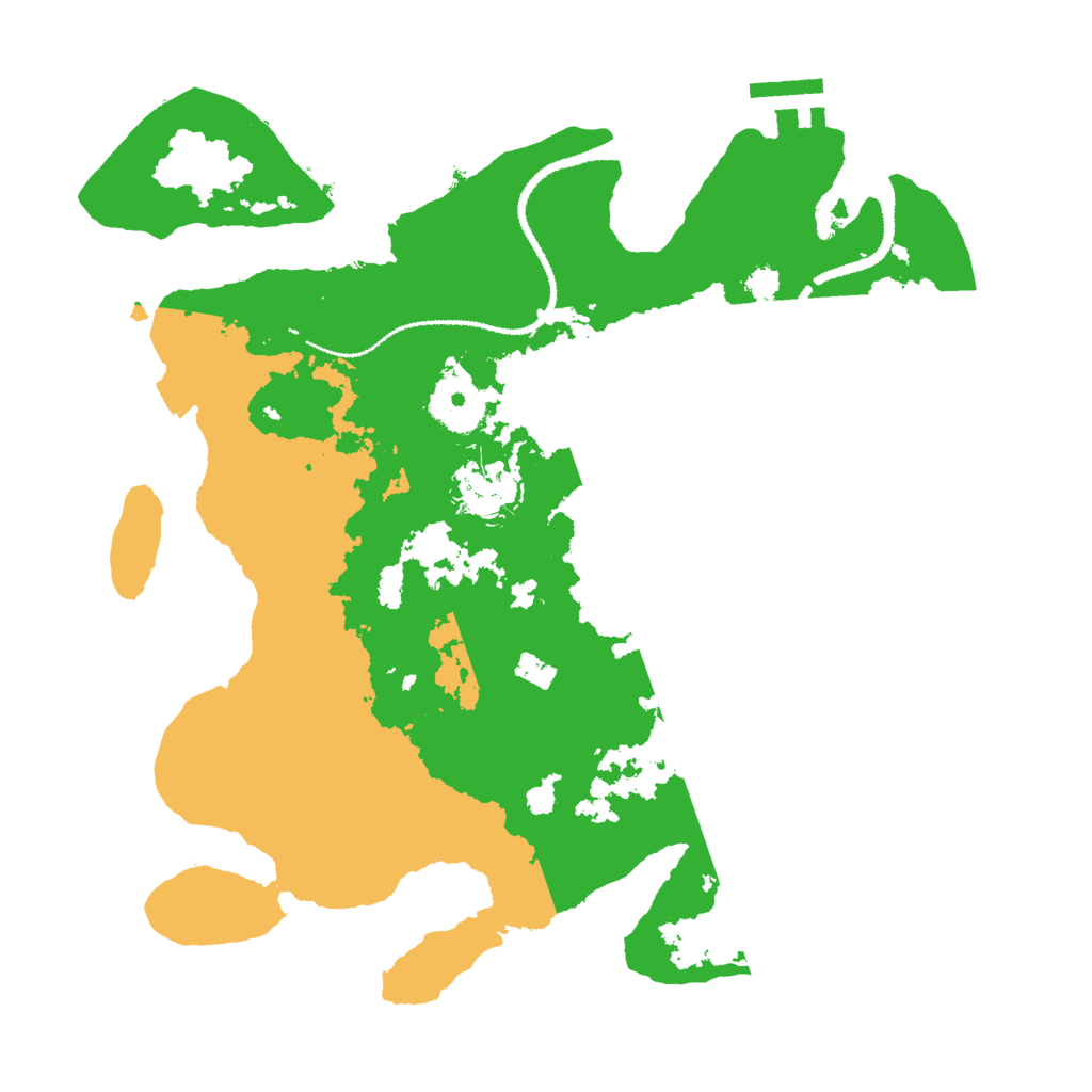 Biome Rust Map: Procedural Map, Size: 3000, Seed: 977456967