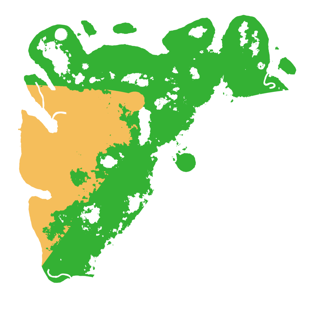 Biome Rust Map: Procedural Map, Size: 4500, Seed: 1104612