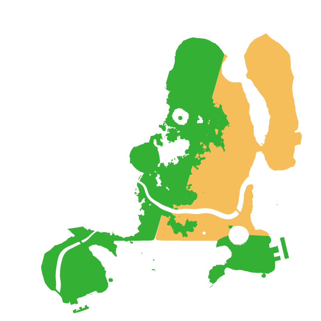 Biome Rust Map: Procedural Map, Size: 3000, Seed: 761254543