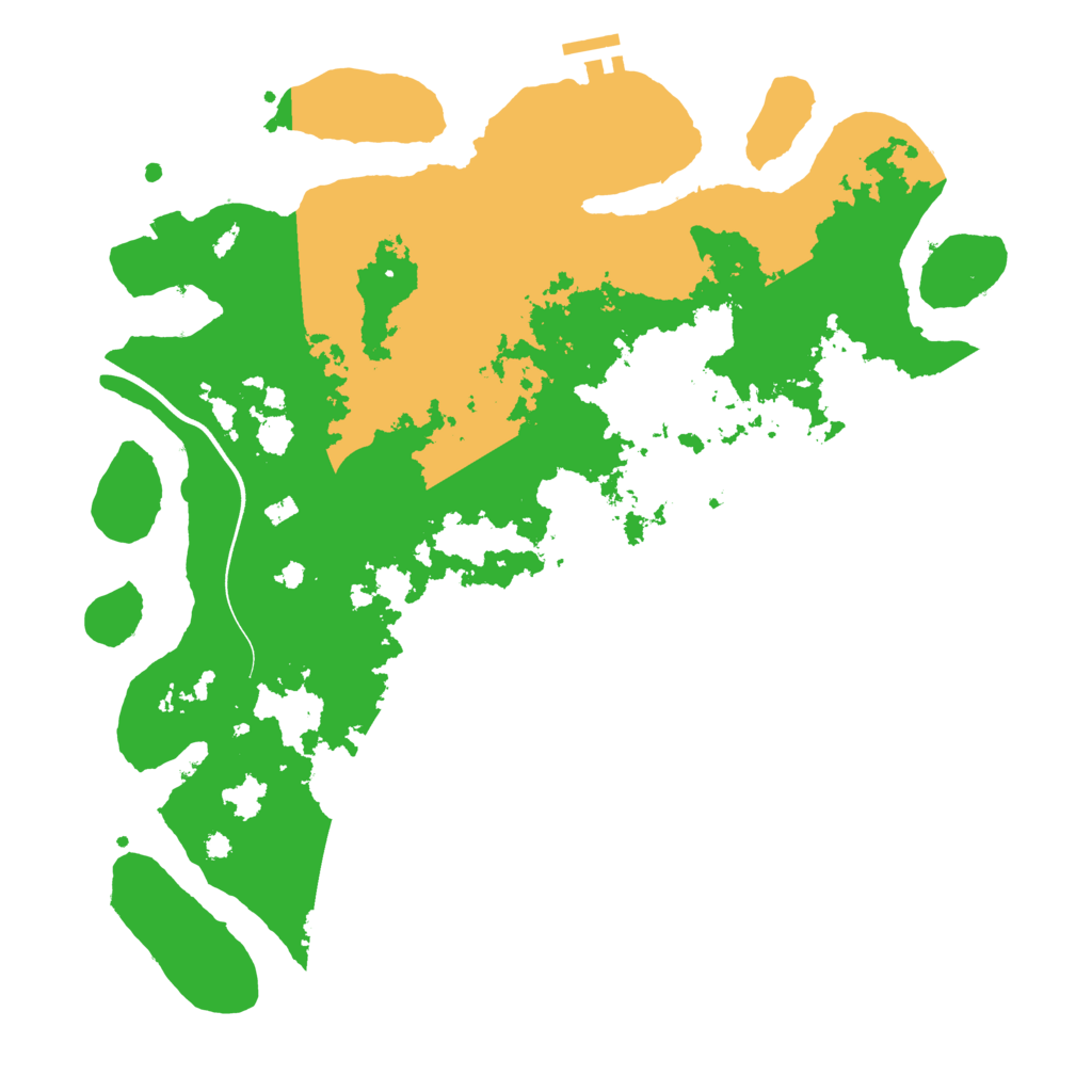 Biome Rust Map: Procedural Map, Size: 3850, Seed: 1467810853