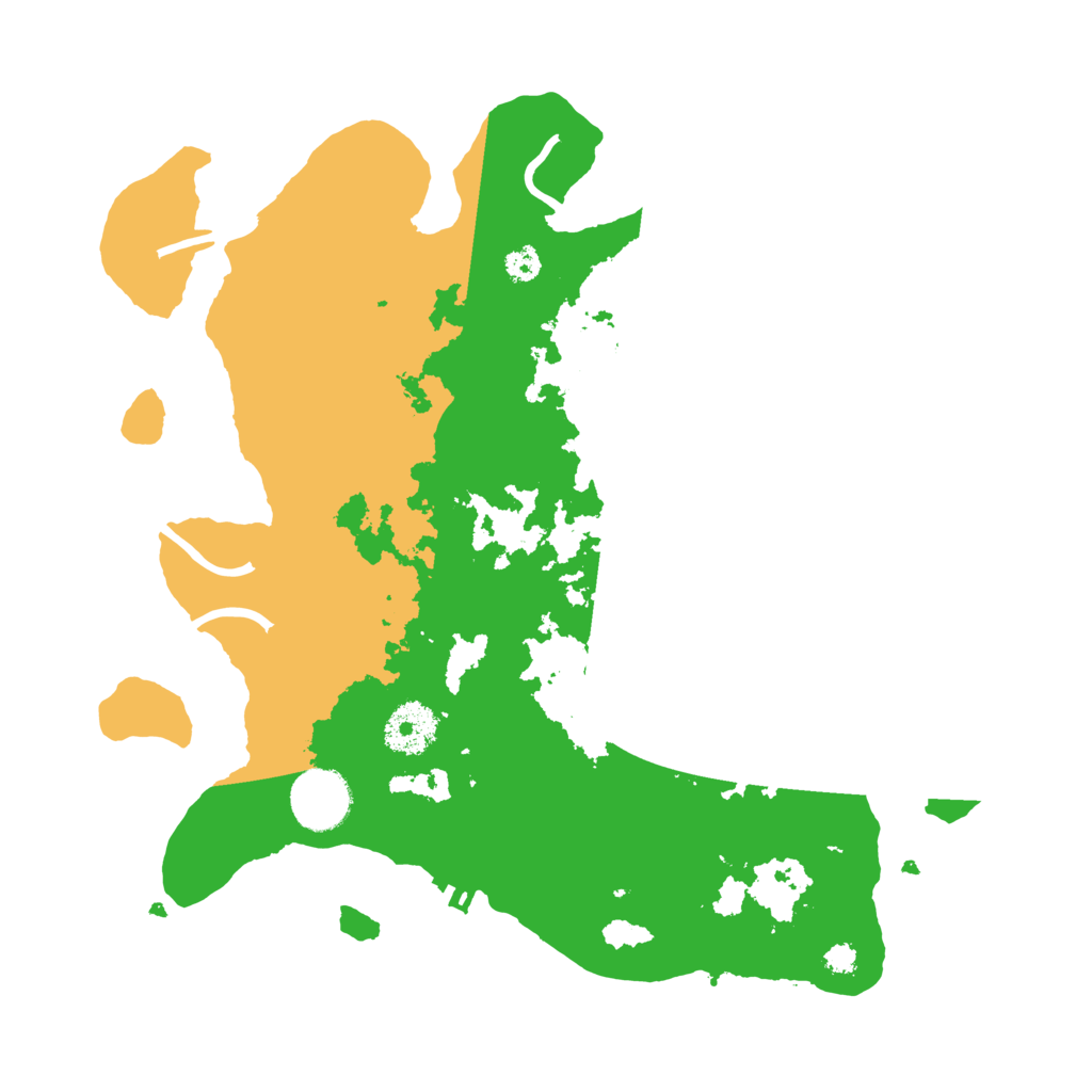 Biome Rust Map: Procedural Map, Size: 3200, Seed: 93