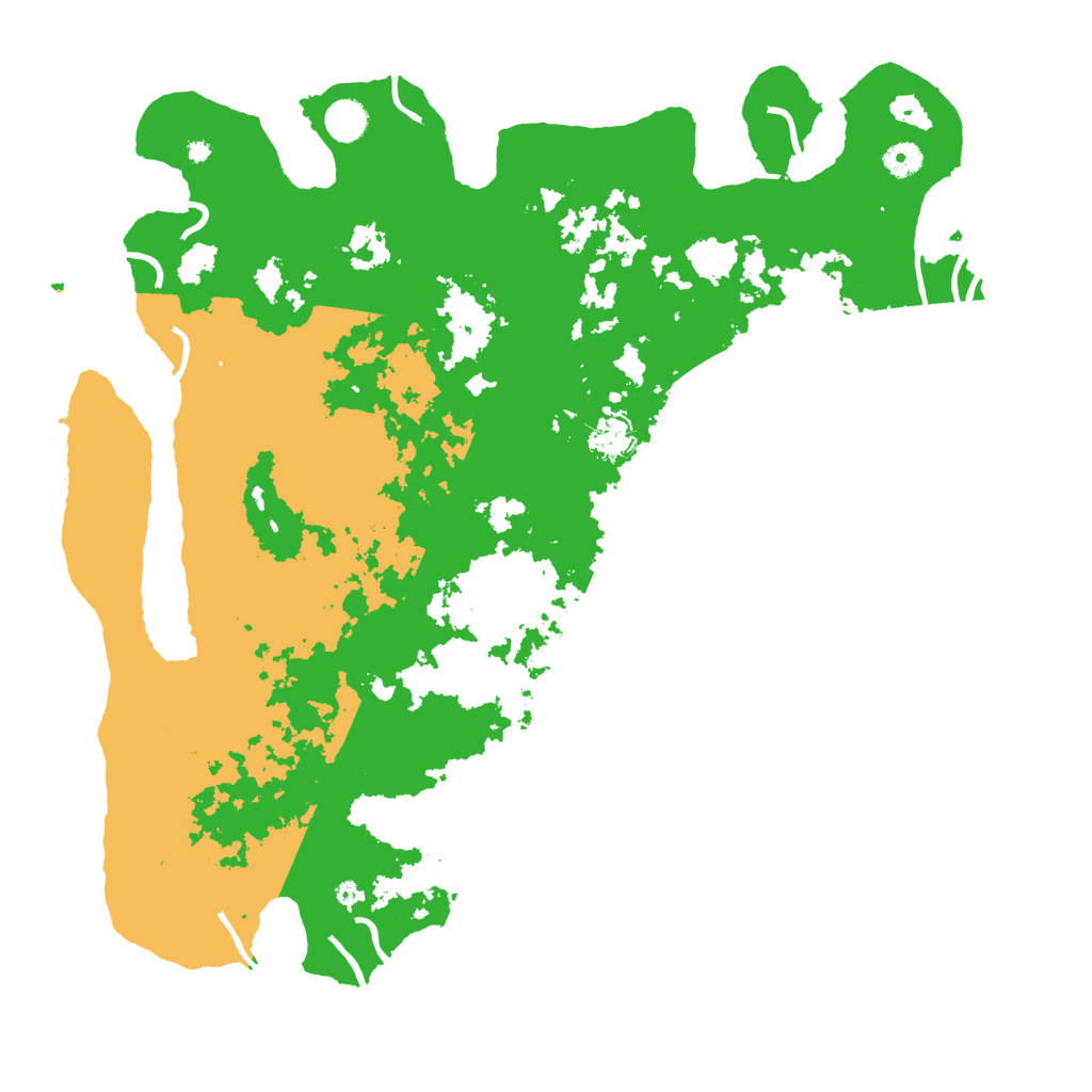 Biome Rust Map: Procedural Map, Size: 4500, Seed: 56565