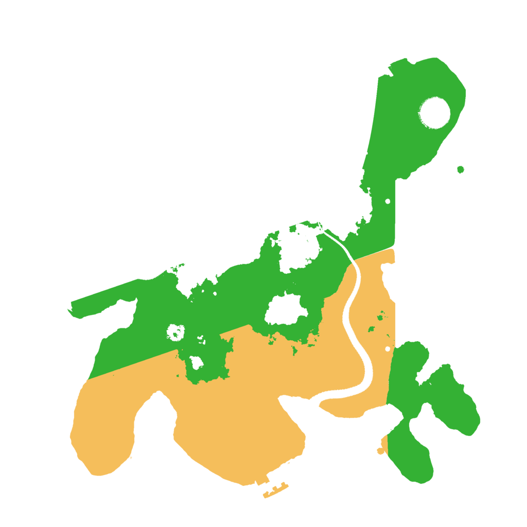 Biome Rust Map: Procedural Map, Size: 3000, Seed: 1356761160