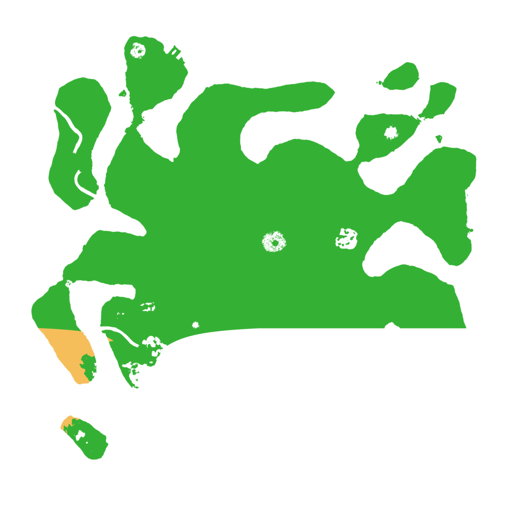 Biome Rust Map: Procedural Map, Size: 3500, Seed: 1142112