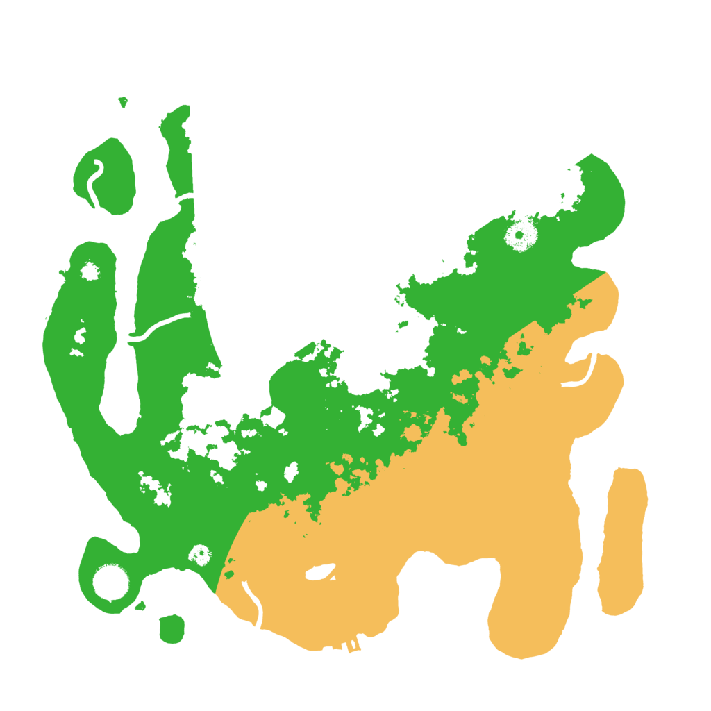Biome Rust Map: Procedural Map, Size: 3500, Seed: 425756316