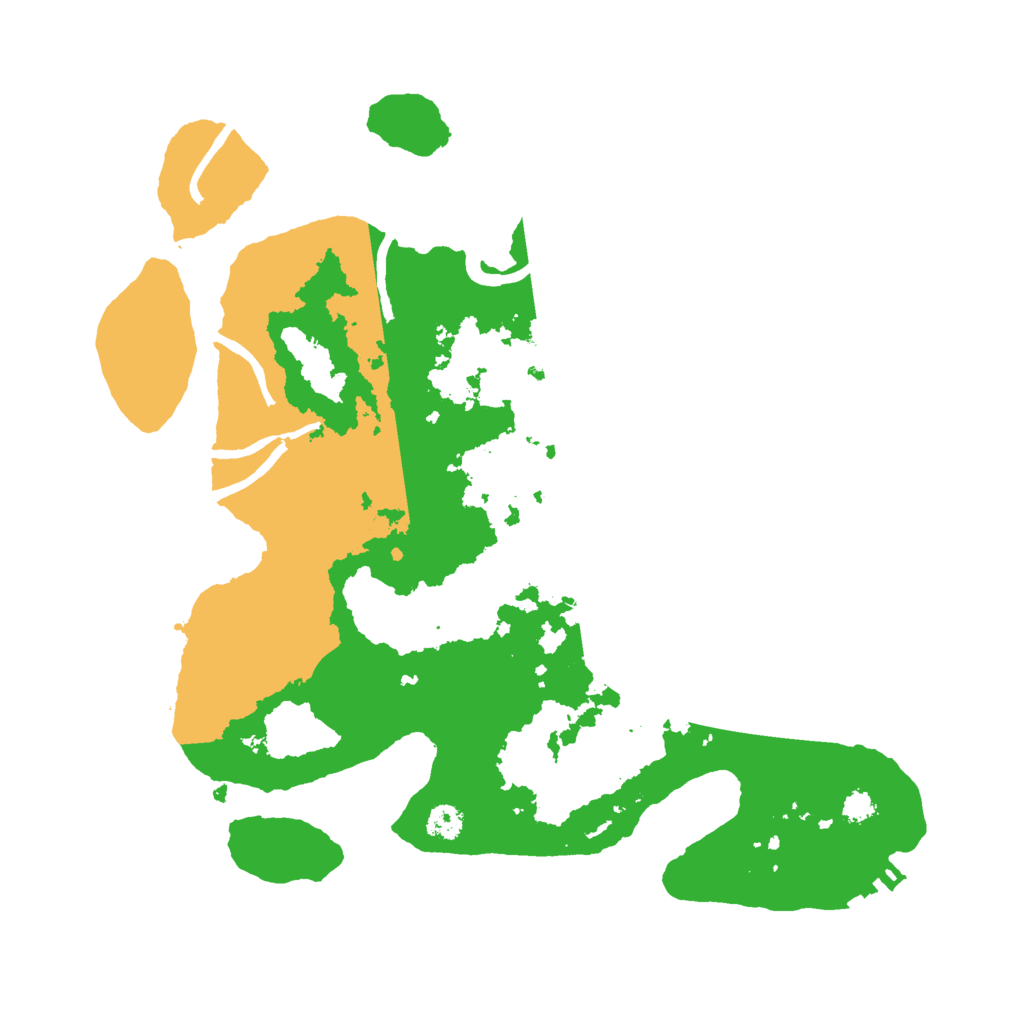 Biome Rust Map: Procedural Map, Size: 3000, Seed: 99958828