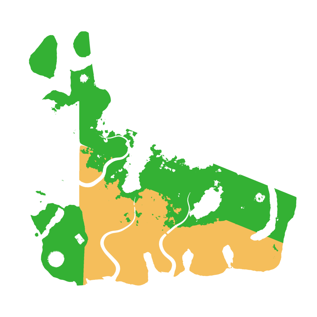 Biome Rust Map: Procedural Map, Size: 3500, Seed: 113832946