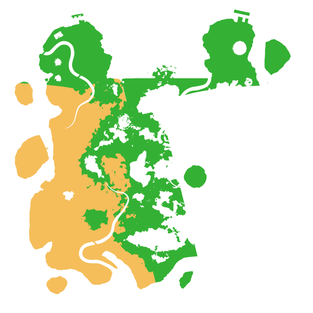 Biome Rust Map: Procedural Map, Size: 4000, Seed: 863