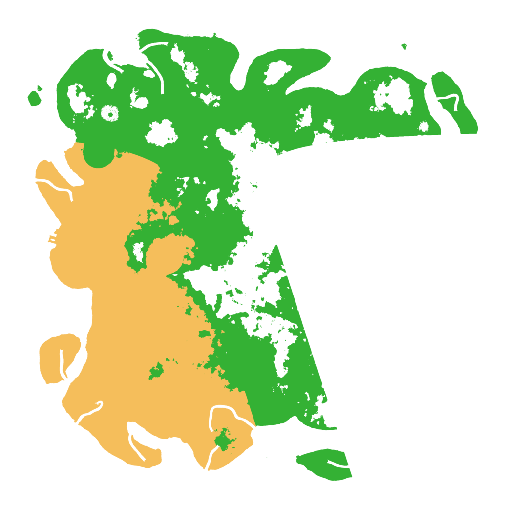 Biome Rust Map: Procedural Map, Size: 4500, Seed: 846455