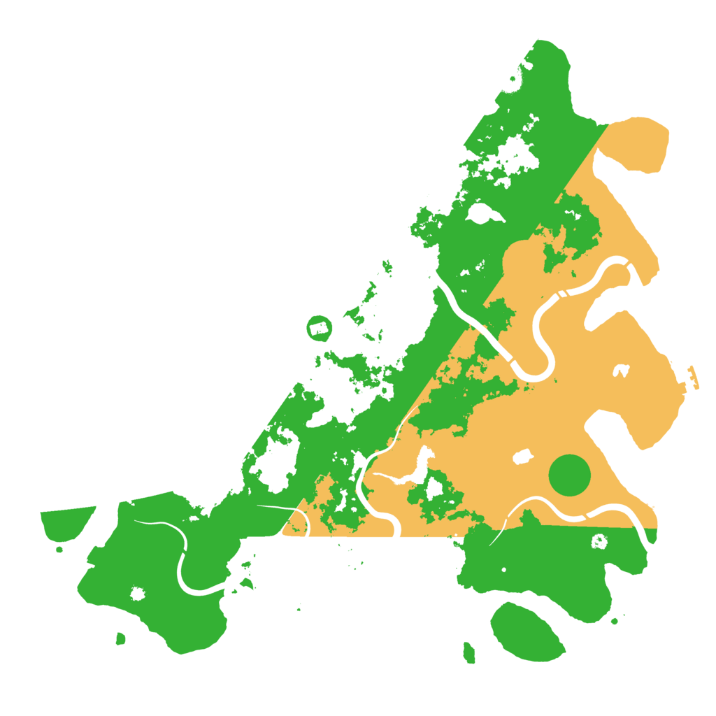 Biome Rust Map: Procedural Map, Size: 4500, Seed: 671015691