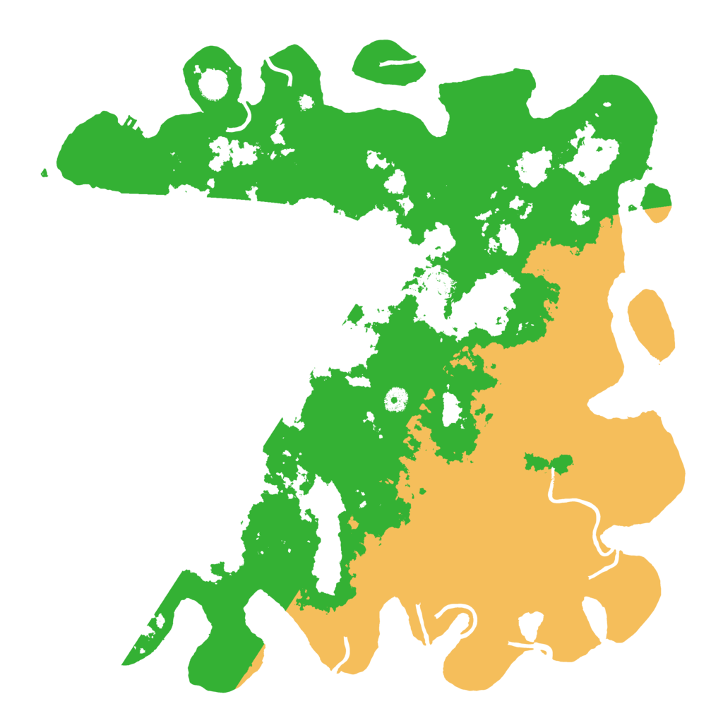 Biome Rust Map: Procedural Map, Size: 4500, Seed: 3786