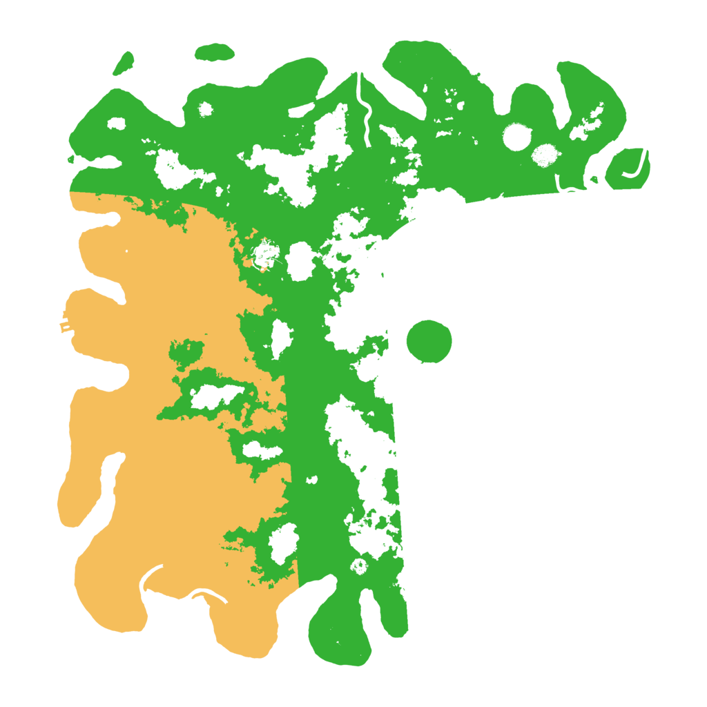 Biome Rust Map: Procedural Map, Size: 4500, Seed: 710411