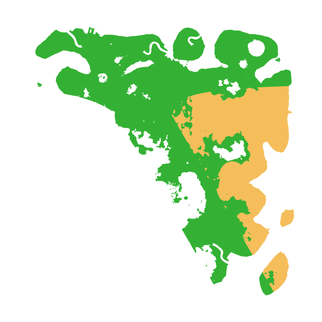 Biome Rust Map: Procedural Map, Size: 3500, Seed: 6489656