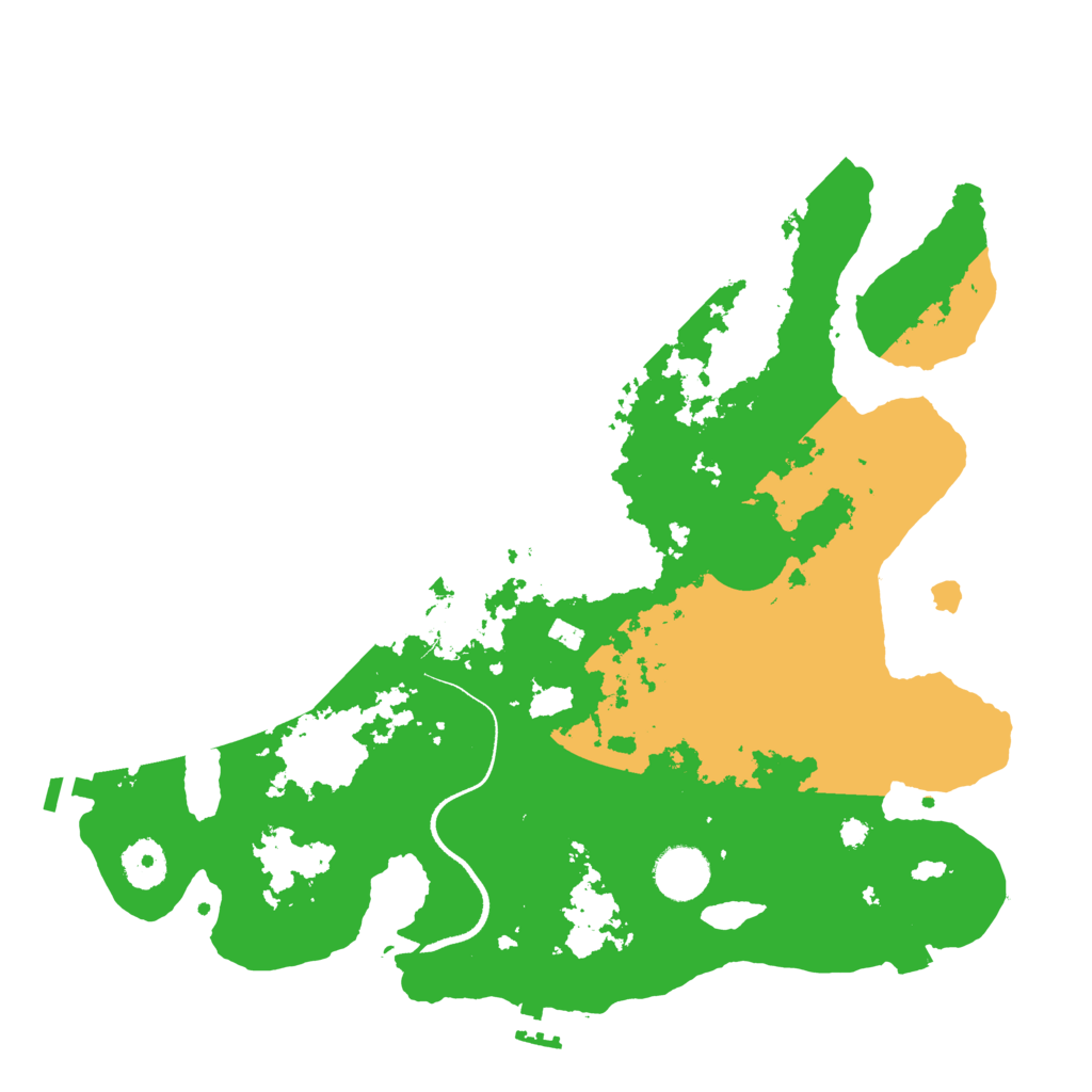 Biome Rust Map: Procedural Map, Size: 3500, Seed: 1179667793