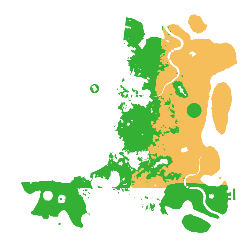 Biome Rust Map: Procedural Map, Size: 4500, Seed: 23305846