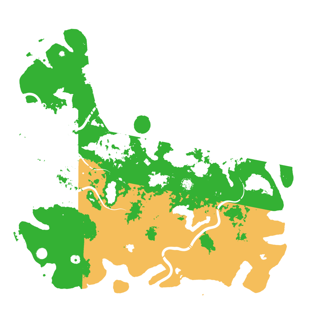 Biome Rust Map: Procedural Map, Size: 5000, Seed: 8666127