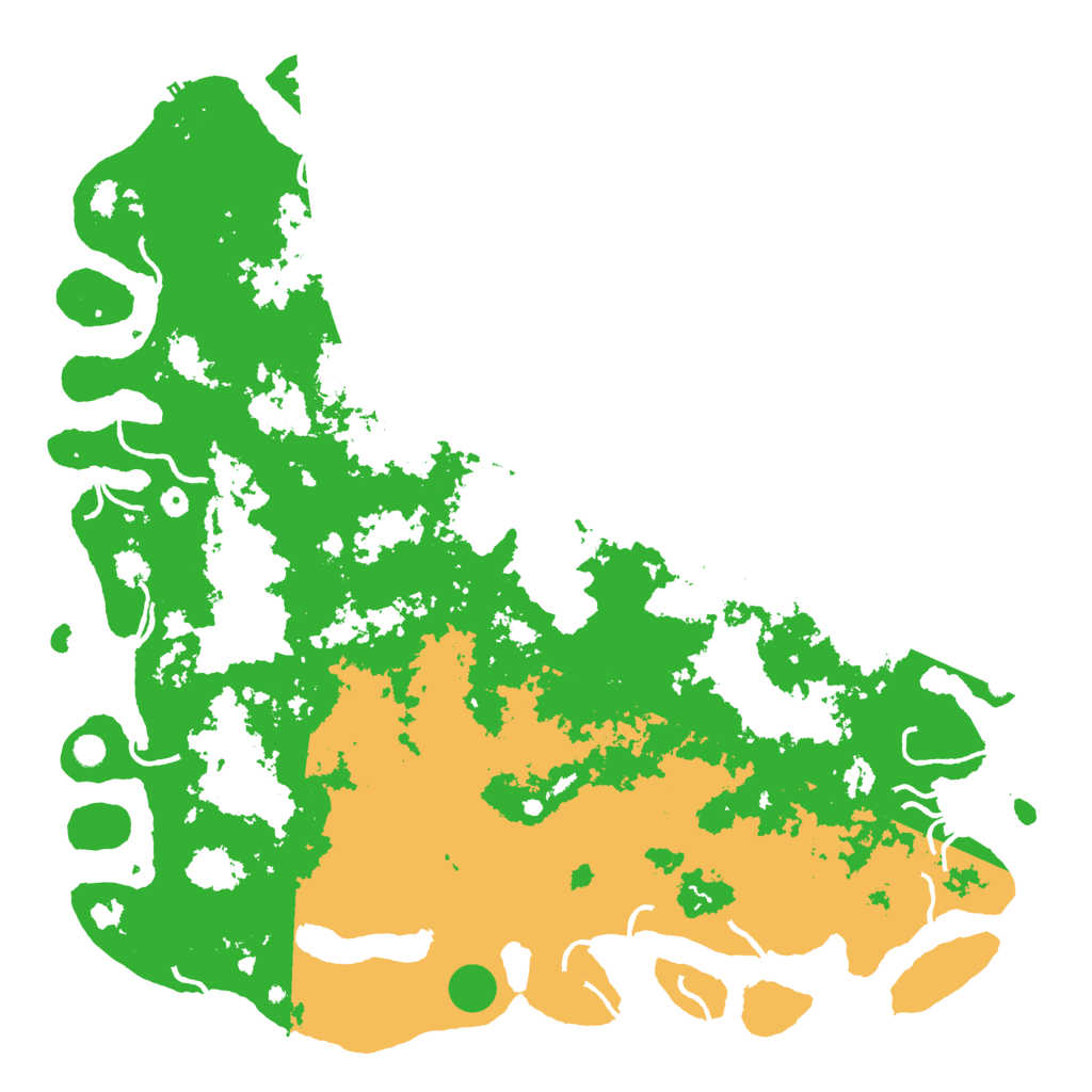 Biome Rust Map: Procedural Map, Size: 6000, Seed: 221222