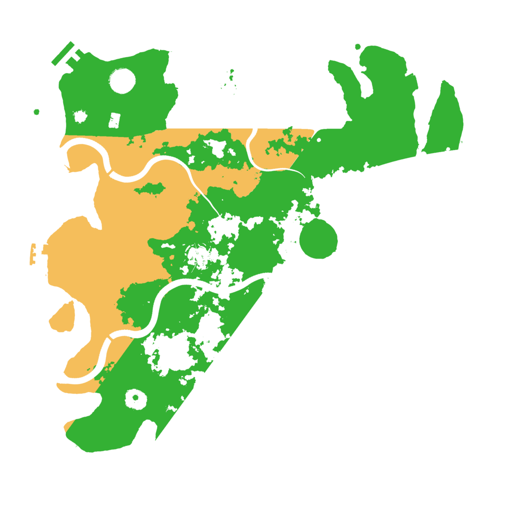 Biome Rust Map: Procedural Map, Size: 3600, Seed: 505832709
