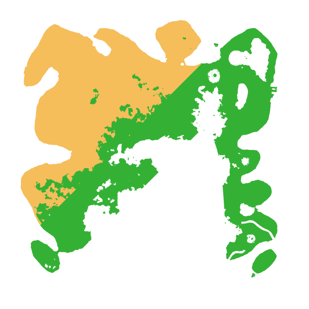 Biome Rust Map: Procedural Map, Size: 3600, Seed: 39792302