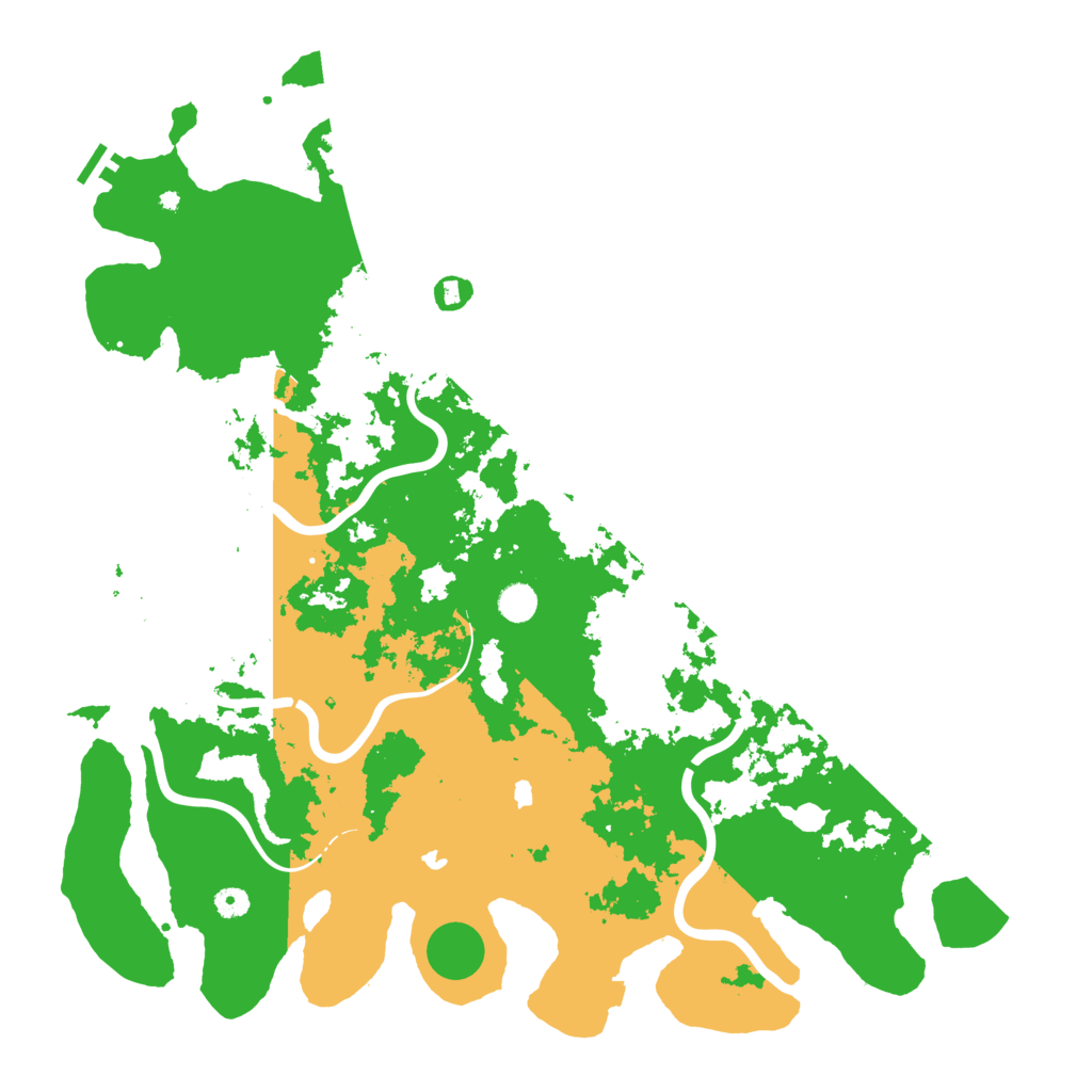 Biome Rust Map: Procedural Map, Size: 5000, Seed: 691204
